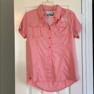 Pink fishing shirt